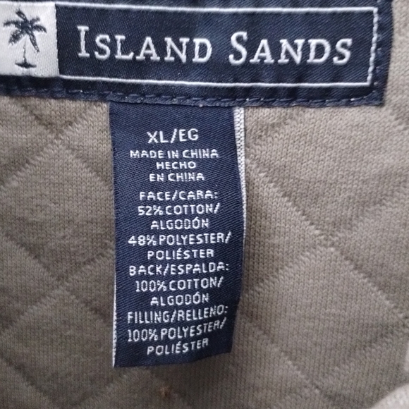 NWT Islands Sands Quilted 1/4 Zip Pullover - Picture 11 of 14